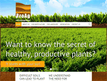 Tablet Screenshot of proagsoil.com.au